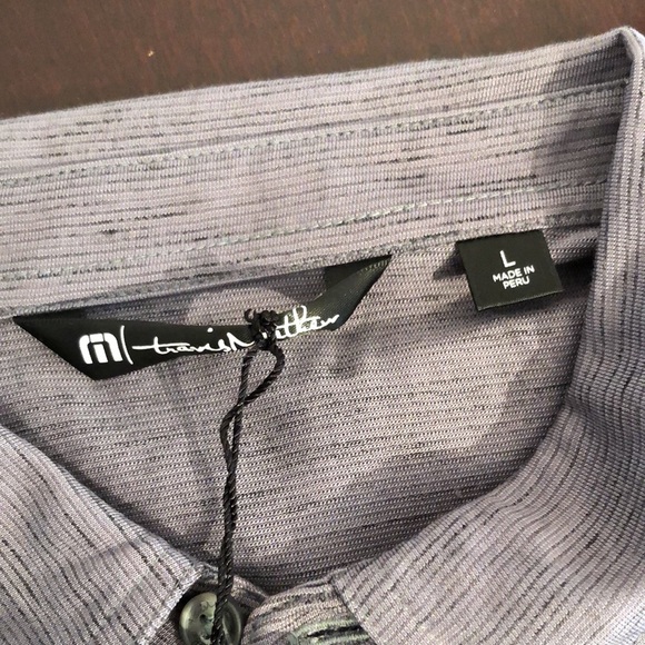 Travis Mathew Auckland Slub Golf Polo in Grey, size Large - Picture 8 of 16